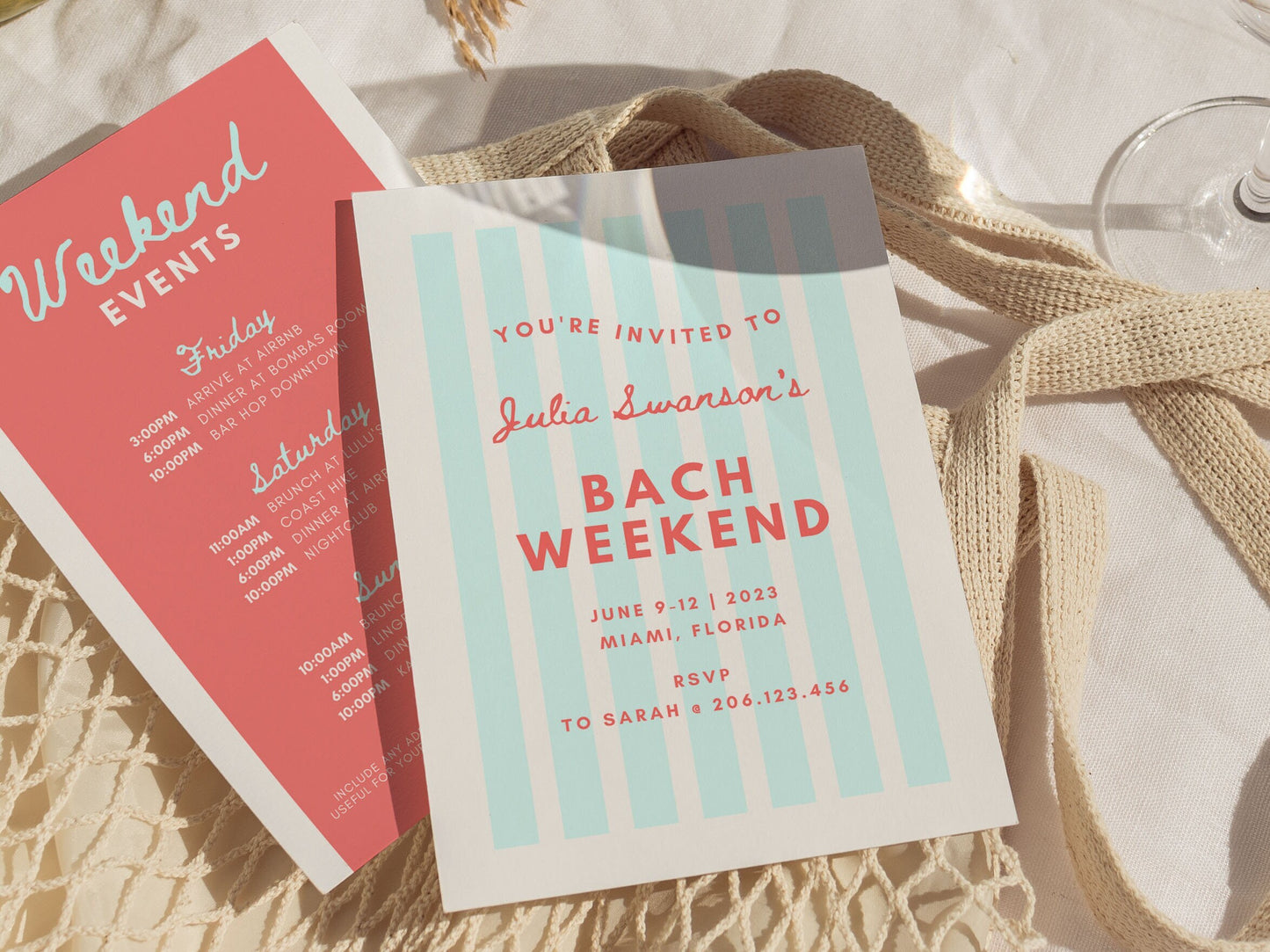 Coastal Bachelorette Party Itinerary and Invite Template For Boat Bachelorette, Weekend Itinerary, Last Toast On The Coast